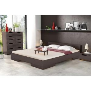 Obrazek Łóżko drewniane bukowe Skandica Spectrum niskie 120x200 palisander