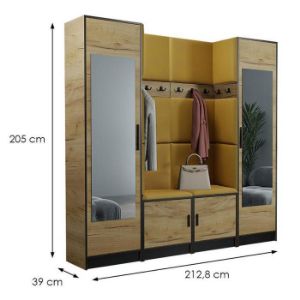 Obrazek Garderoba Roj 18 craft + Kronos 01 miodowa