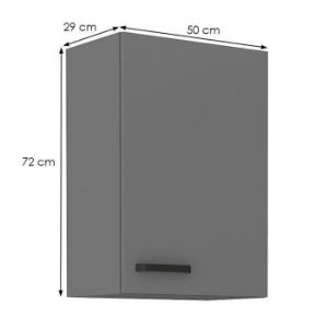 Obrazek Szafka kuchenna NESSA antracyt 50g-72 1f