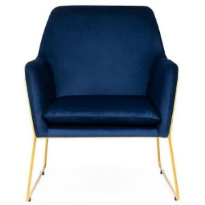 Obrazek Fotel Milan Bluvel 86/złote