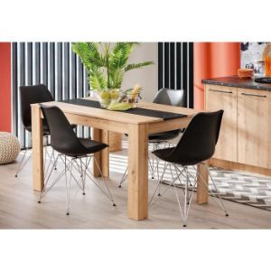 Obrazek Stół Domus dąb artisan/czarny