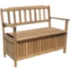 Obrazek Drewniana ławka ze skrzynią 120x57x90cm
