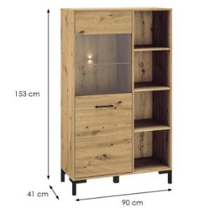 Obrazek Witryna Nevio 19 dąb artisan 