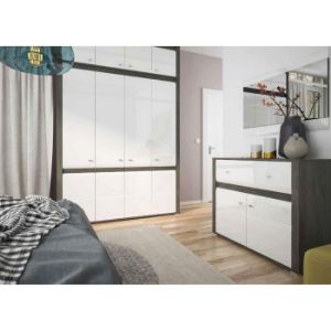 Obrazek Komoda Sevilla typ 34 2D1S sosna norweska/ biały 