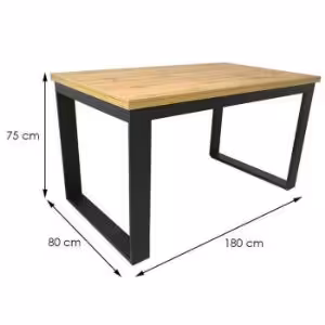 Obrazek Stół Koliber St-29 180x80 Dąb Wotan