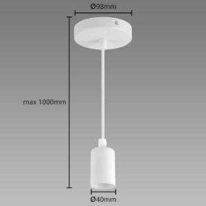 Obrazek Lampa Uno E27 CLG White 03810 LW1