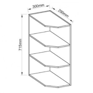 Obrazek Szafka kuchenna Vigo dąb lancelot 30G-72 ZAK