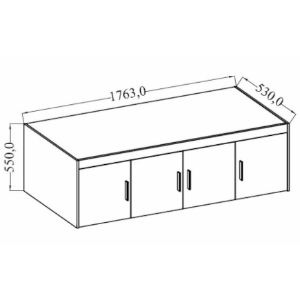 Obrazek Nadstawka Do Szafy Elena 4d Biały