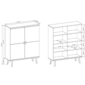 Obrazek Szafka Primo PK107 dąb riviera