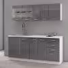 Obrazek Szafka kuchenna SONIA szary połysk 80G-60