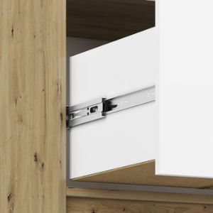 Obrazek Regał 60 Fini 03 dąb artisan/biały/antracyt