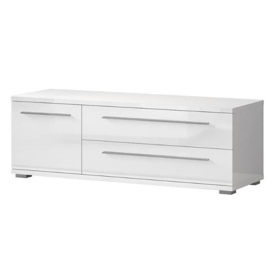 Obrazek Szafka RTV Piano TV135-1K2F/PN-70/KA/70 crystal white