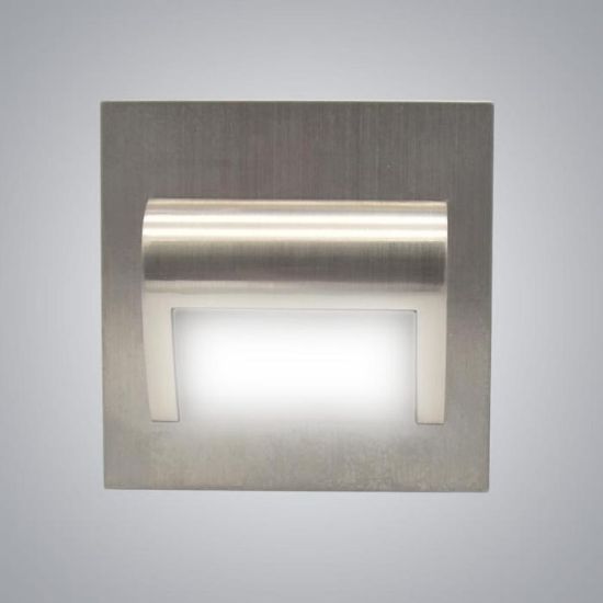 Obrazek Lampa schodowa 45008 Nickel 230V 1.5W IP20 3000K