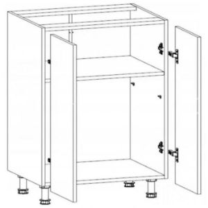 Obrazek Szafka kuchenna Gardena D60 white
