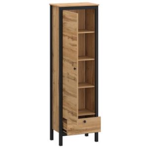 Obrazek  Regał Palmer K Dąb Wotan/Czarny 