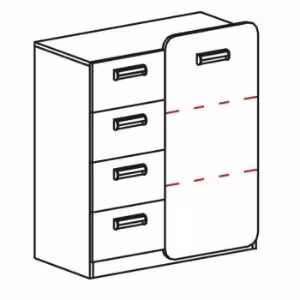Obrazek Komoda Lorento L6