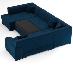 Obrazek Narożnik z funkcją spania Minos U Monolith 77 lewostronny