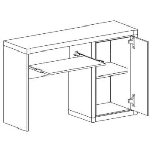Obrazek Biurko Dallas D13 dąb truflowy