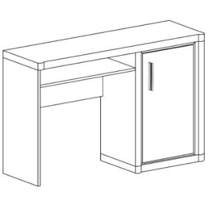 Obrazek Biurko Dallas D13 dąb truflowy