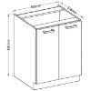 Obrazek Szafka kuchenna Eko White 60D 2F BB