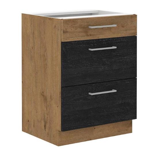 Obrazek Szafka Kuchenna VIGO Dark 60D 3S BB