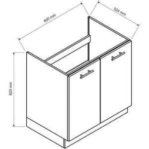 Obrazek Szafka Kuchenna Adele/Bono/Zoya/Livia/Denis/Oscar Dpo P