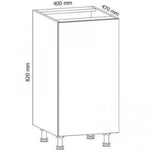 Obrazek Szafka kuchenna Gardena D40 grey