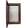 Obrazek Drzwiczki kominowe 14x21 brązowe