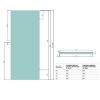 Obrazek Drzwi wewnętrzne Dallas 2x4 70 L wiąz skandynawski / WC + tuleje wentylacyjne