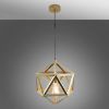 Obrazek Lampa wisząca Denmark gold 1xE27