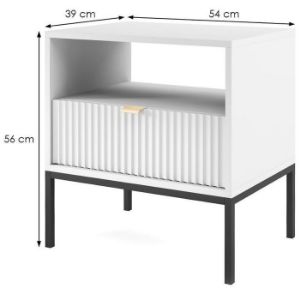 Obrazek Stolik Nocny Nova S54 Biały 