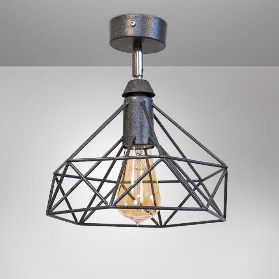 Obrazek Lampa Szach 2710/Z-B-1 czarna LW1