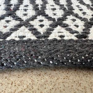 Obrazek Dywan bawełniany Chindi 0.8/1.5 Cr-1297 grey/white