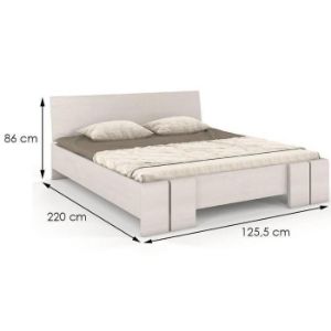 Obrazek Łóżko bukowe Skandica Vestre maxi 120X200 biały 