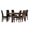 Obrazek Zestaw stół i krzesła Maja 1+6 ST718 II blat dąb KR623 BR281 SZ:1015 AT-91