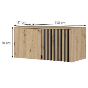 Obrazek Nadstawka Nelly 2d Artisan/Lamela Czarna