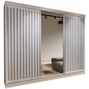 Obrazek Szafa Royal 250 Biała/Lamela Szara