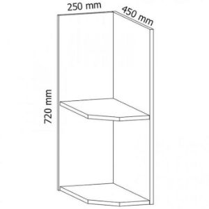 Obrazek Szafka kuchenna Gardena D25PZ grey
