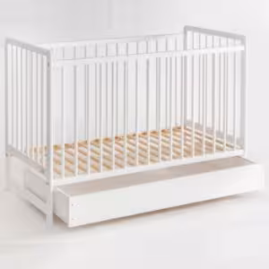 Obrazek Łóżeczko Cypi II Plus Szuflada Białe 