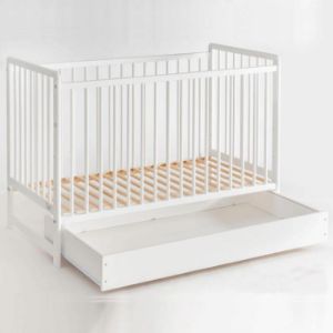 Obrazek Łóżeczko Cypi II Plus Szuflada Białe 