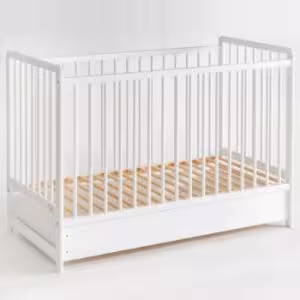 Obrazek Łóżeczko Cypi II Plus Szuflada Białe 