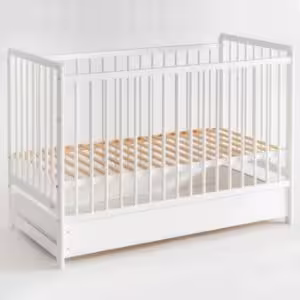 Obrazek Łóżeczko Cypi II Plus Szuflada Białe 