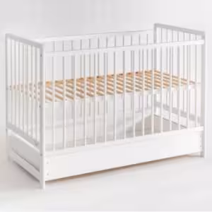 Obrazek Łóżeczko Cypi II Plus Szuflada Białe 