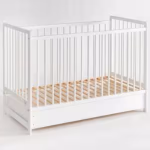 Obrazek Łóżeczko Cypi II Plus Szuflada Białe 