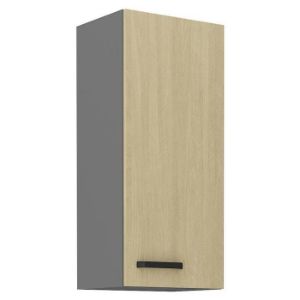 Obrazek  Szafka kuchenna SCANDI jodełka/antracyt 40g-90 1f 