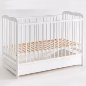 Obrazek Łóżeczko Ala II Plus Szuflada Białe 