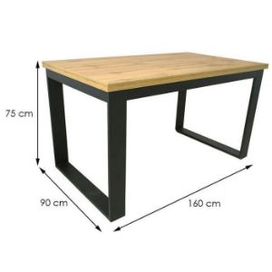 Obrazek Stół Koliber St-29 160x90 Dąb Wotan