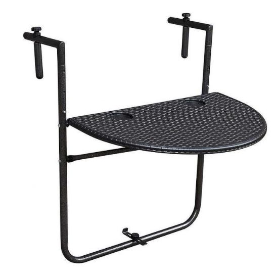 Obrazek Stolik balkonowy czarny