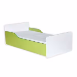Obrazek Łóżko Bb08 Z Materacem Biały plus Zielony 