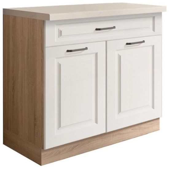 Obrazek Szafka Kuchenna Smart 7D Sonoma/Biały Mat